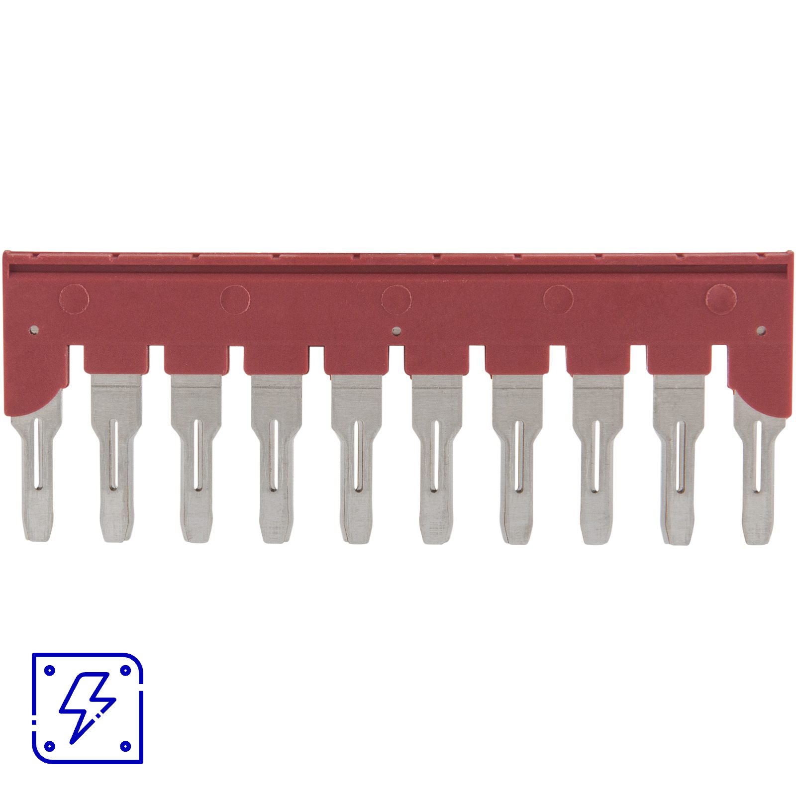 Barra de Conexão para Borne Push-In 6 mm² com 10 Conexões Tramontina TPB-BC6/10P, 10 peças. 1 UNIDADES EMB.MINIMA