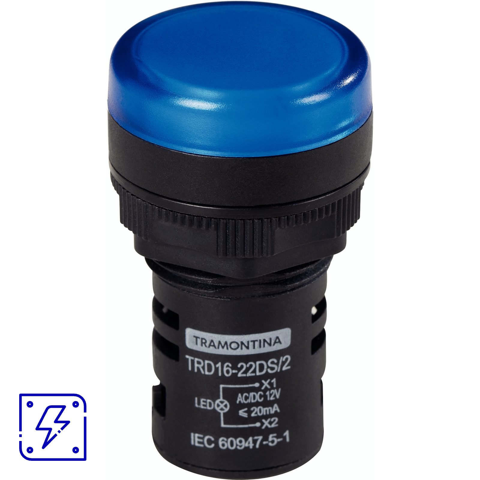 Sinalizador Tramontina TRD16-22DS/2 12 V Azul 10 UNIDADES EMB.MINIMA
