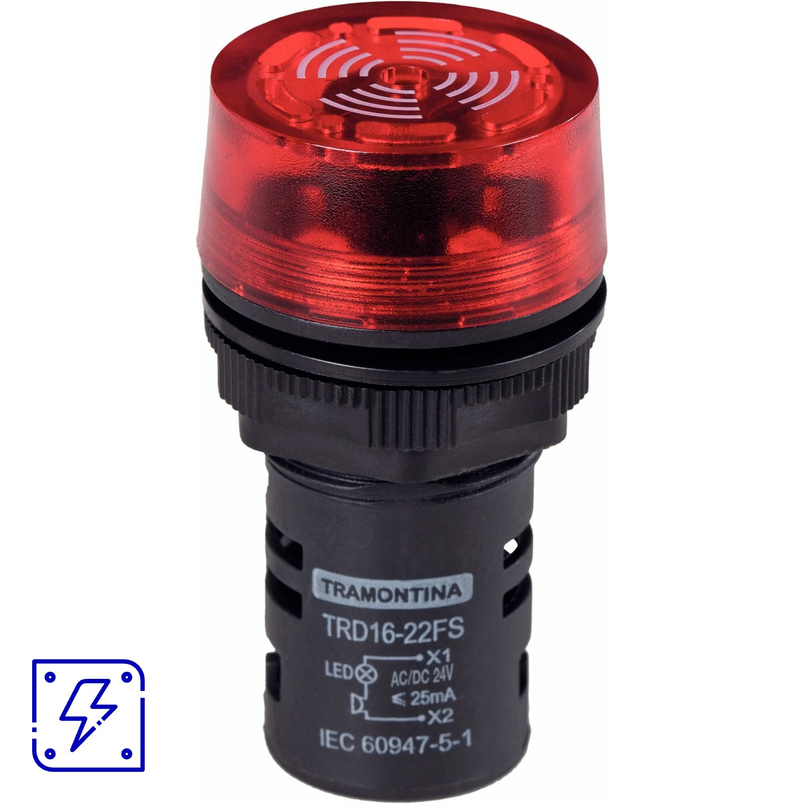 Sinalizador Sonoro Tramontina TRD16-22FS 24 V 10 UNIDADES EMB.MINIMA