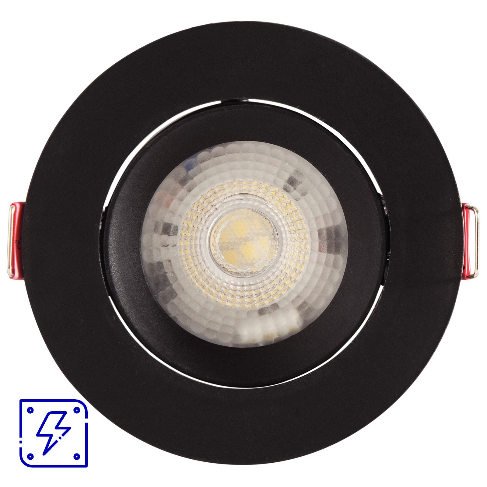 Spot LED Tramontina Redondo 3 W 6500 K Preto com Luz Branca 1 UNIDADES EMB.MINIMA