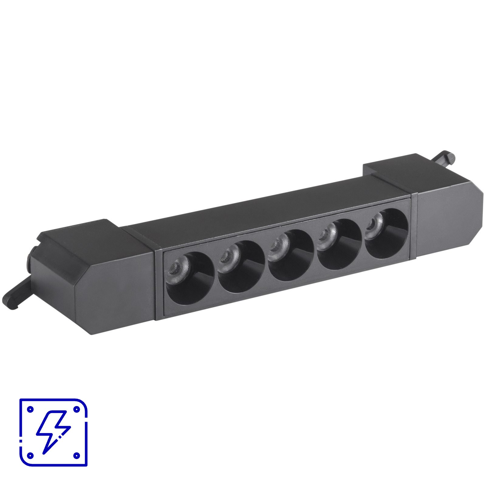 Luminária Pontual Tramontina em Termoplástico Preto LED Integrado 10 W 6500 K 200 mm 20 UNIDADES EMB.MINIMA