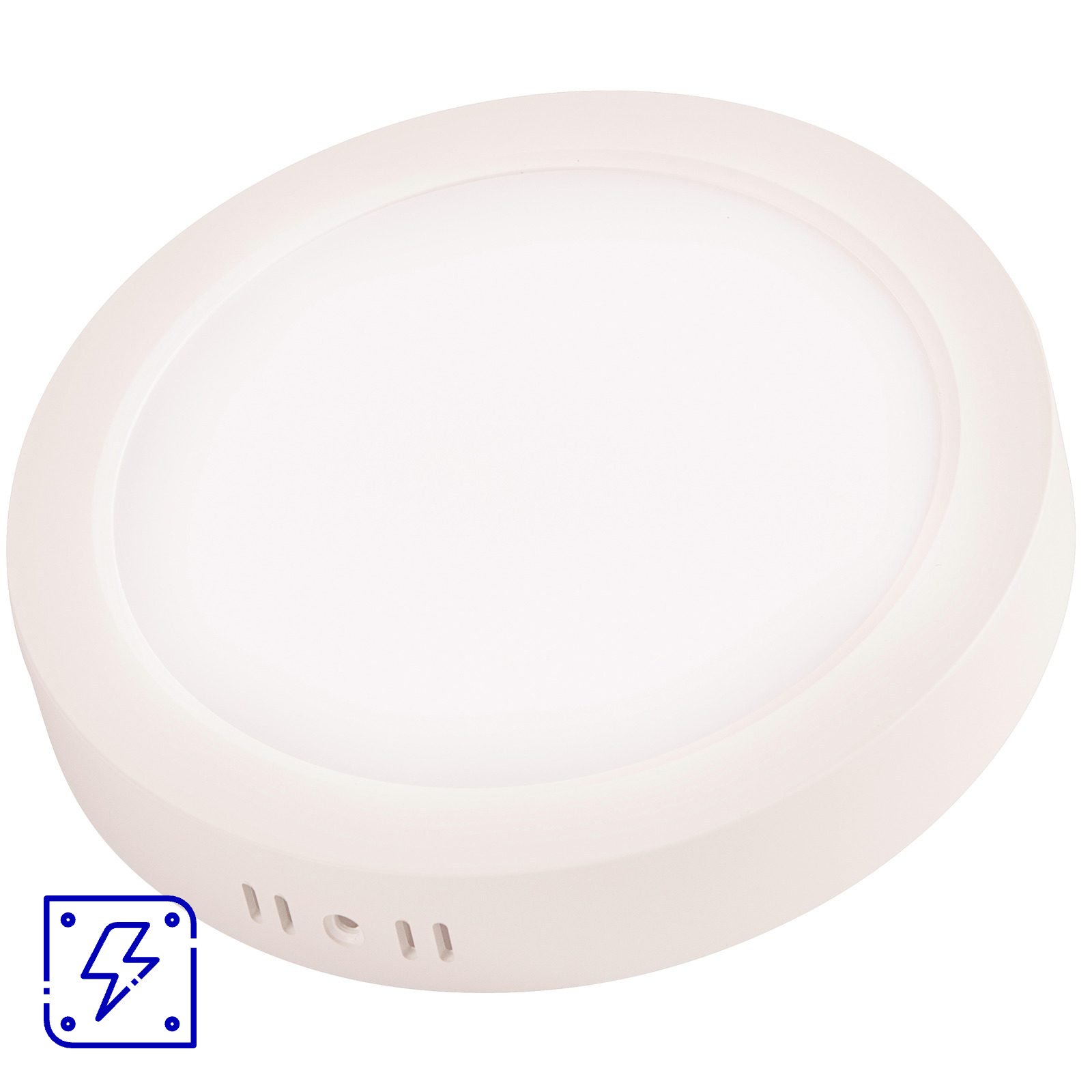 Plafon LED Tramontina Redondo Backlight de Sobrepor 2000 lm 24 W Bivolt 6500 K Luz Branca 20 UNIDADES EMB.MINIMA
