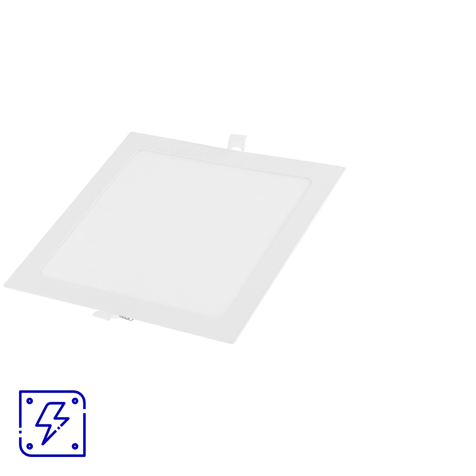 Plafon LED Tramontina Quadrado de Embutir Slim 18 W Bivolt 6500 K Luz Branca 20 UNIDADES EMB.MINIMA