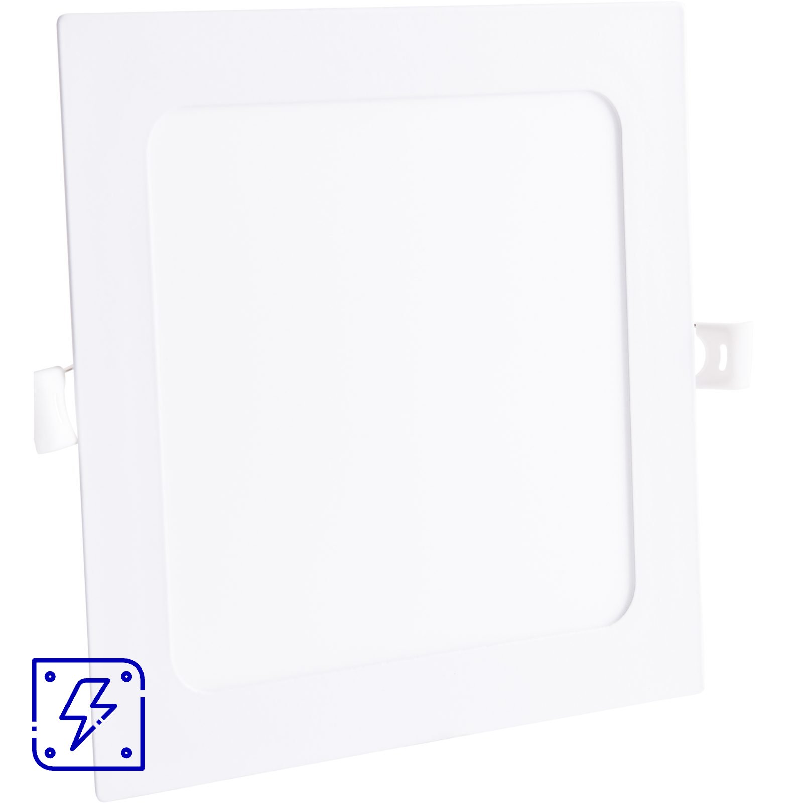 Plafon LED Quadrado Embutir Tramontina 12 W 4000 K Luz Neutra Bivolt 20 UNIDADES EMB.MINIMA