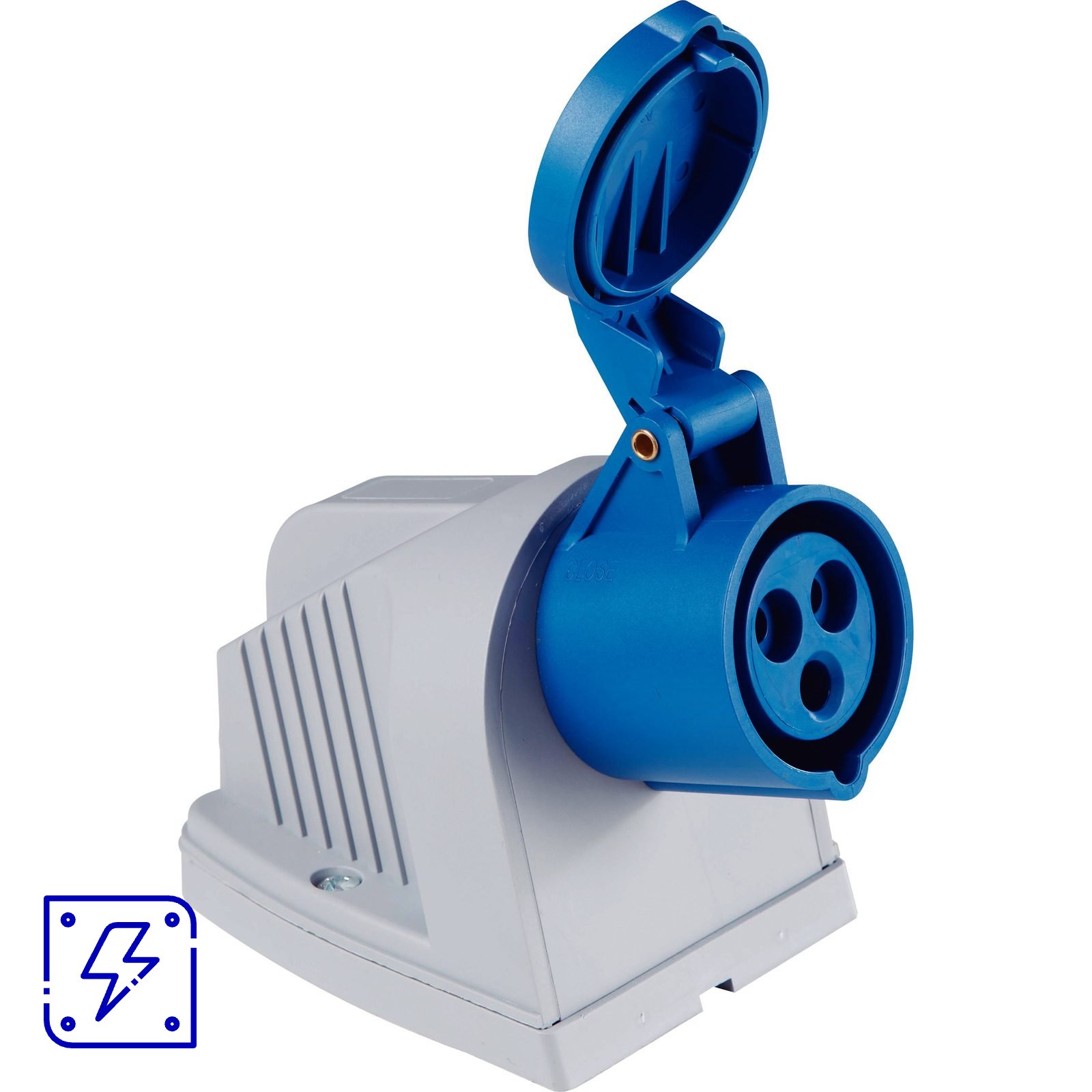 Tomada de Sobrepor Industrial 2P+T 16 A 220-250 Vca 6 H Tramontina 10 UNIDADES EMB.MINIMA