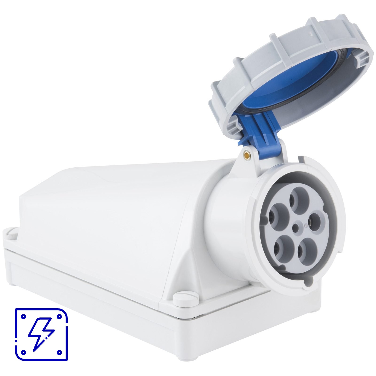 Tomada de Sobrepor Tramontina 3P+N+T 125 A 220-250 V 09h IP67 6 UNIDADES EMB.MINIMA