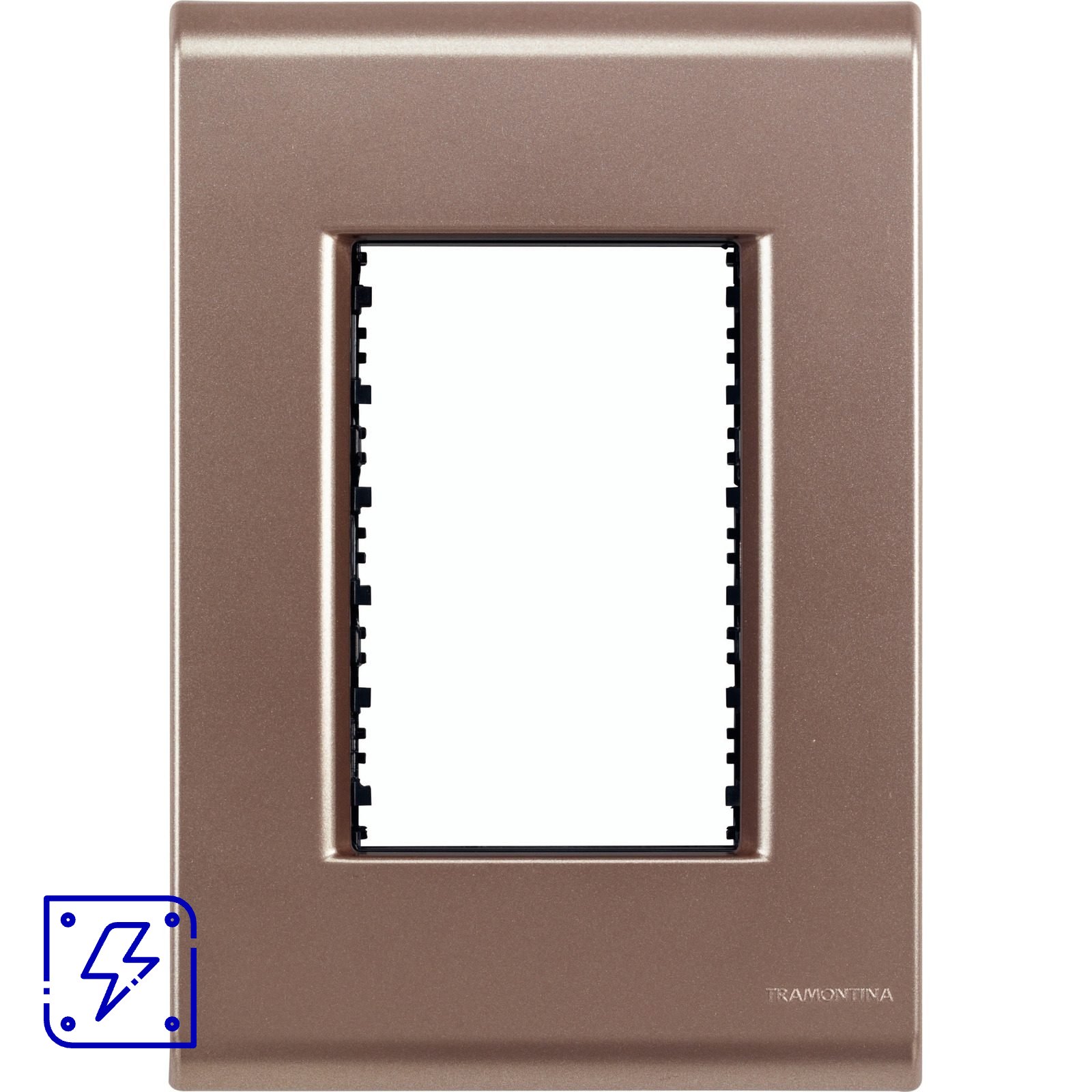 Placa 3 Postos 4x2 Tramontina Liz Ouro Velho 20 UNIDADES EMB.MINIMA