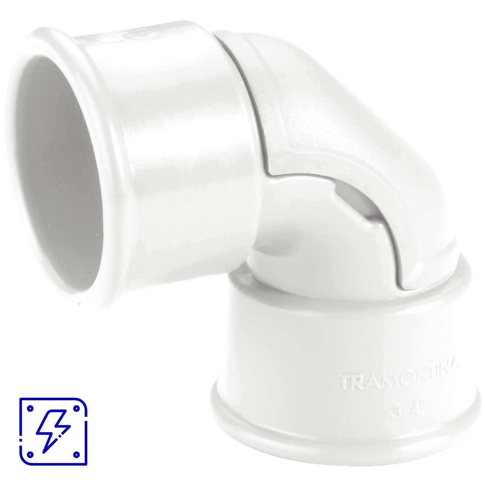 Cotovelo 90° 1" Tramontina Branco 50 UNIDADES EMB.MINIMA