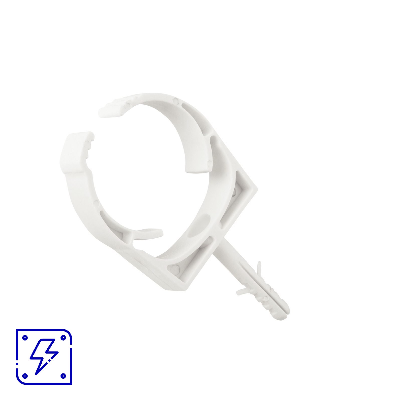 Abraçadeira 3/4" com Bucha Tramontina Branca 100 UNIDADES EMB.MINIMA