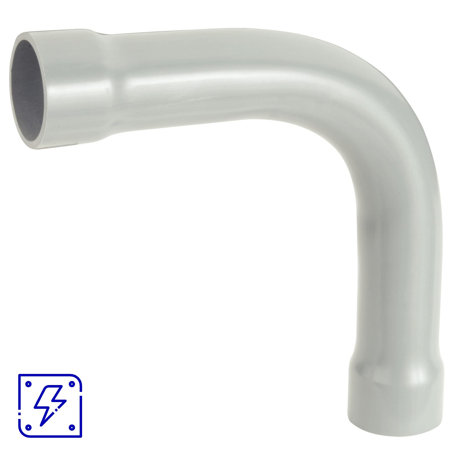 Curva Longa 90° 1/2" com Bolsa Tramontina Cinza 20 UNIDADES EMB.MINIMA