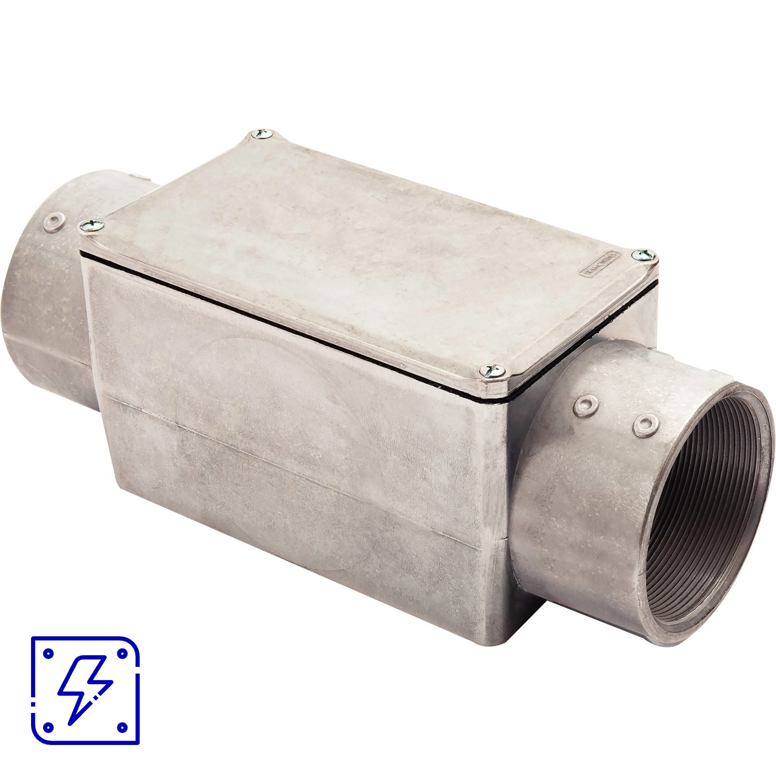 Condulete Fixo 2.1/2" Tipo C Tramontina com Rosca BSP e com Tampa 2 UNIDADES EMB.MINIMA