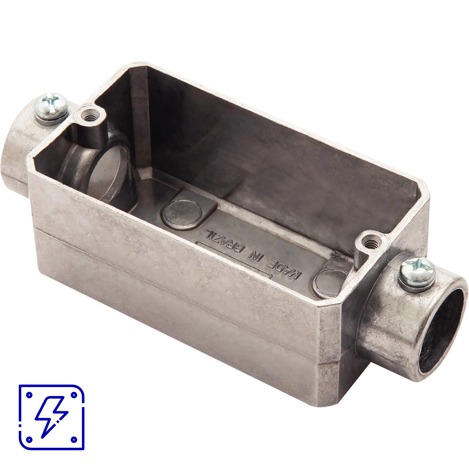 Condulete Fixo 3/4" Tramontina Tipo C sem Rosca e sem Tampa 12 UNIDADES EMB.MINIMA