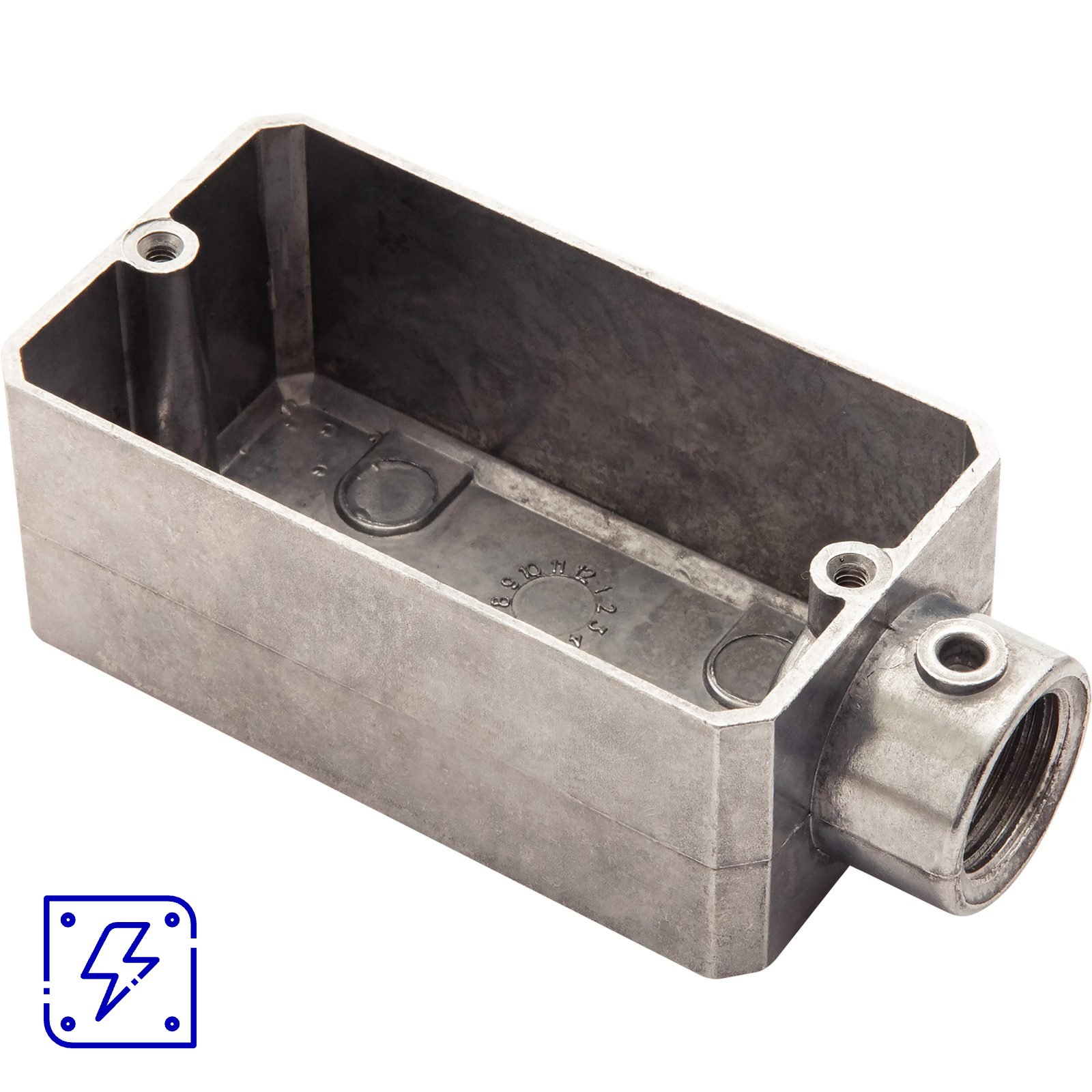Condulete Fixo 1/2" Tramontina Tipo E sem Tampa com Rosca BSP 12 UNIDADES EMB.MINIMA
