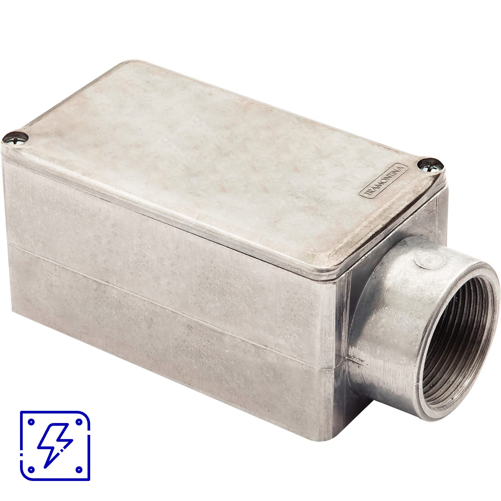Condulete Fixo 1.1/4" Tipo E Tramontina com Rosca e Tampa 6 UNIDADES EMB.MINIMA