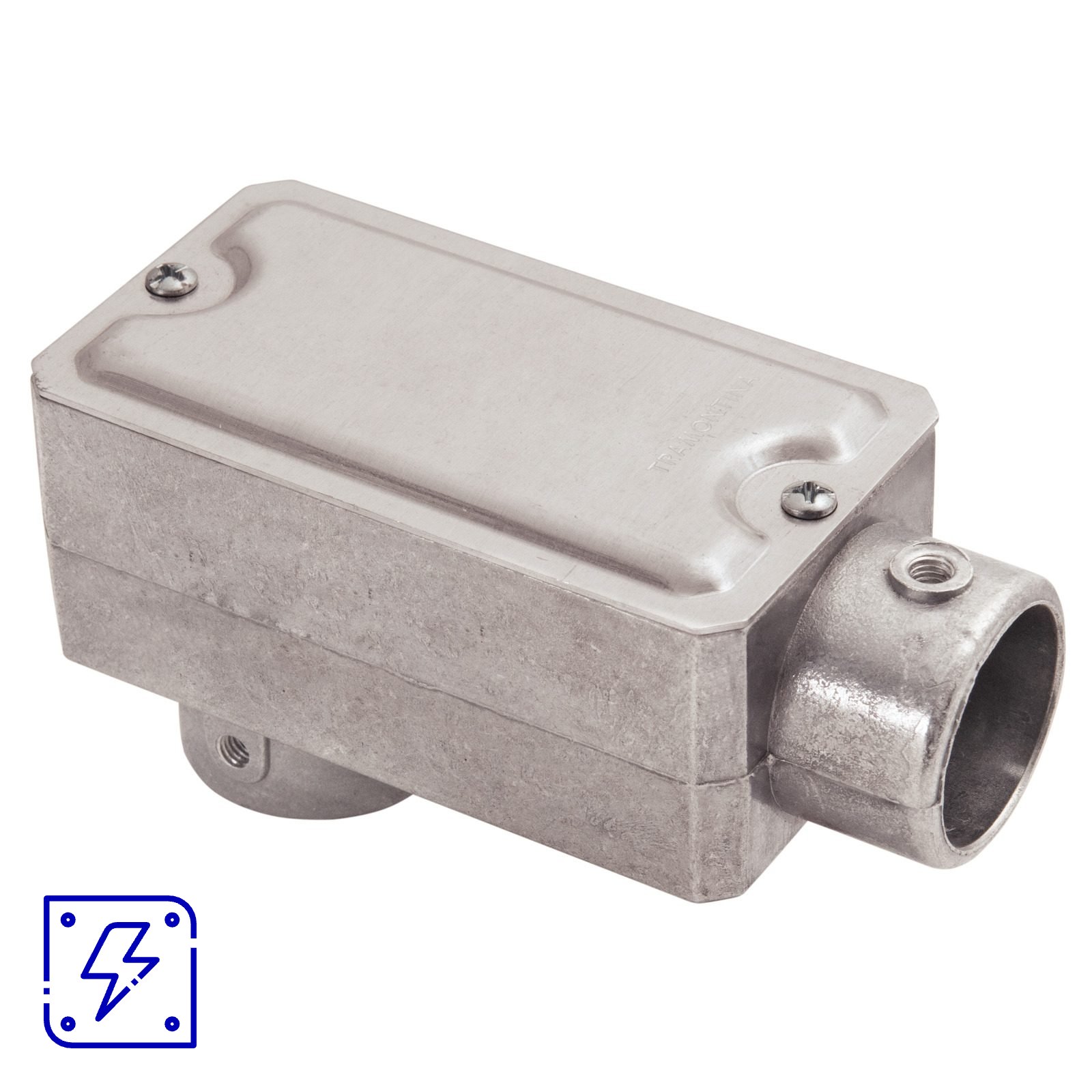 Condulete Fixo 1/2" Tipo LB Tramontina sem Tampa e Rosca 12 UNIDADES EMB.MINIMA