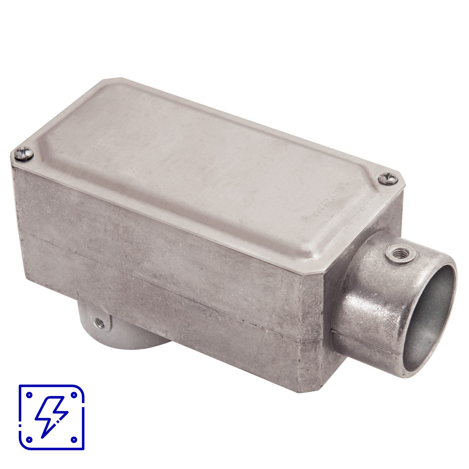 Condulete Fixo 1" Tipo LB Tramontina com Tampa sem Rosca 12 UNIDADES EMB.MINIMA