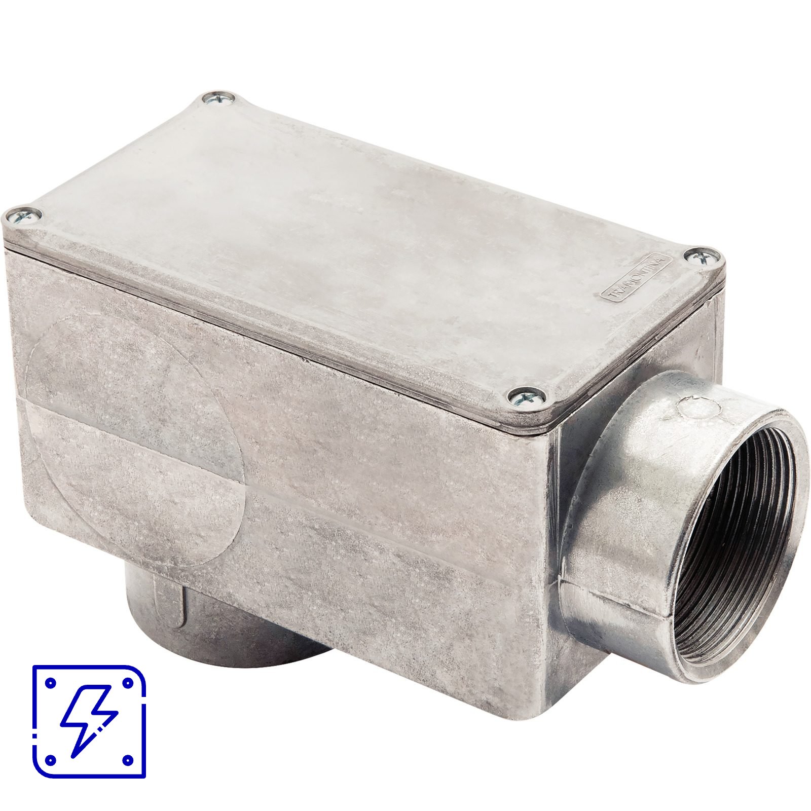 Condulete Fixo 2" Tipo LB Tramontina com Rosca e Tampa 6 UNIDADES EMB.MINIMA