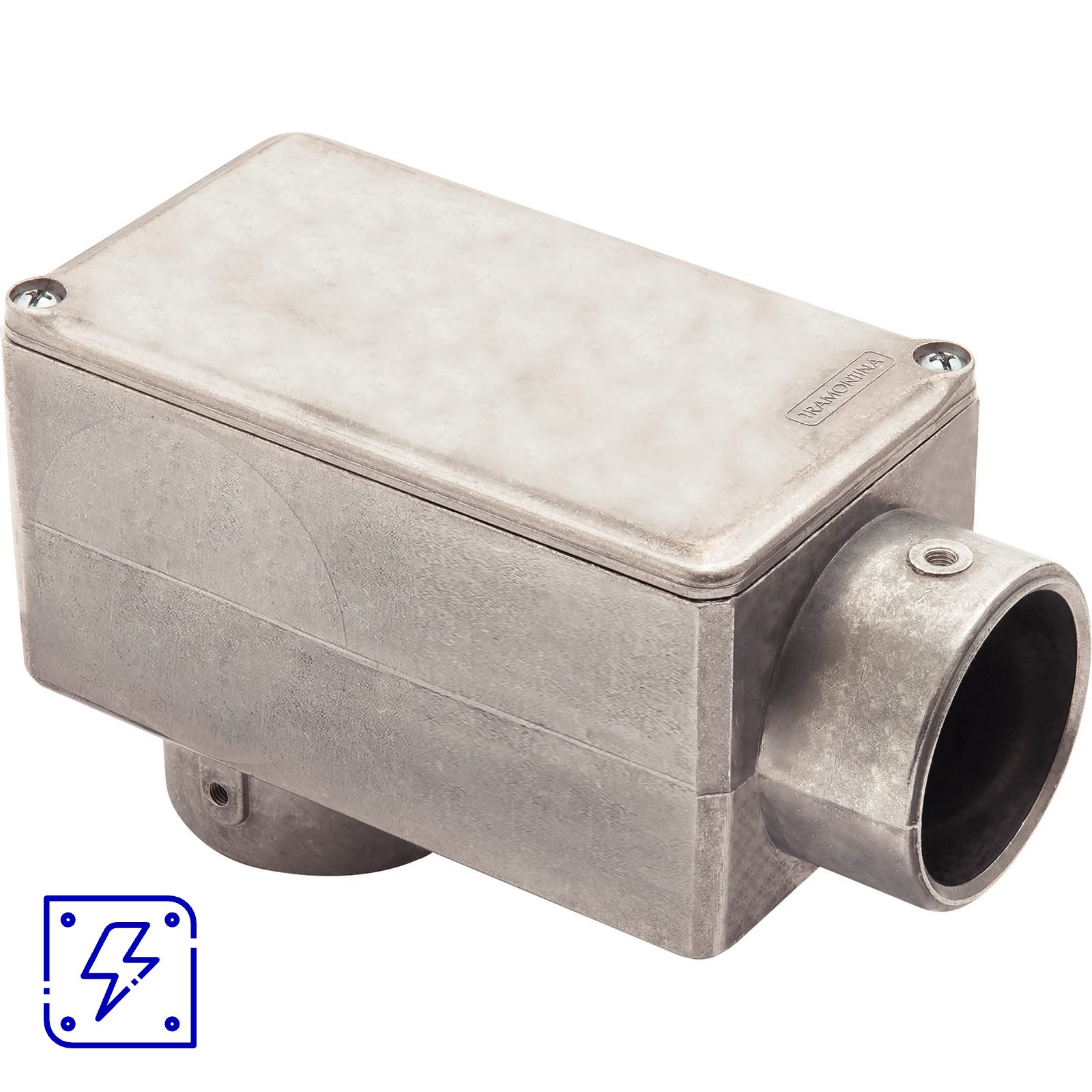 Condulete Fixo 1.1/2" Tipo LB Tramontina com Tampa sem Rosca 6 UNIDADES EMB.MINIMA