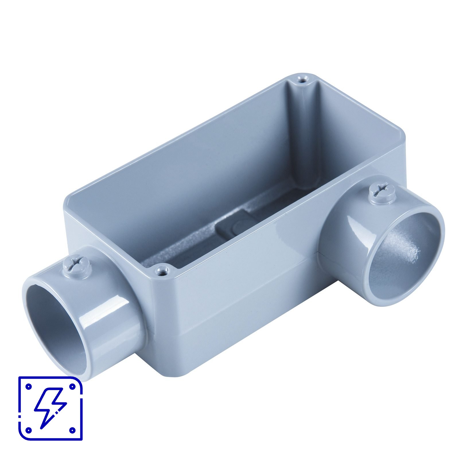 Condulete Fixo 1" Tipo LL Tramontina sem Tampa com Rosca com Pintura Eletrostática a Pó 12 UNIDADES EMB.MINIMA