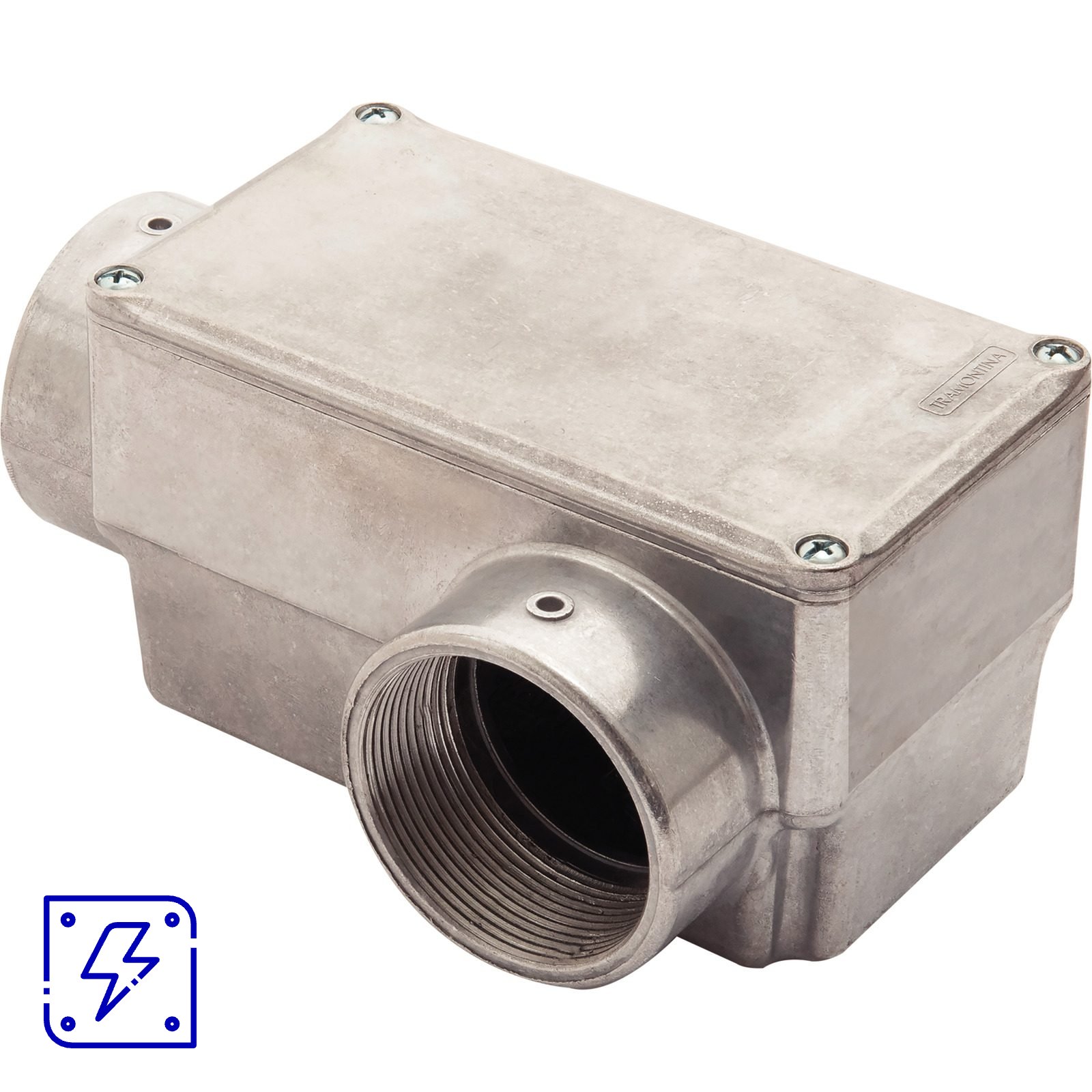 Condulete Fixo 2" Tipo LL Tramontina com Tampa e com Rosca 6 UNIDADES EMB.MINIMA
