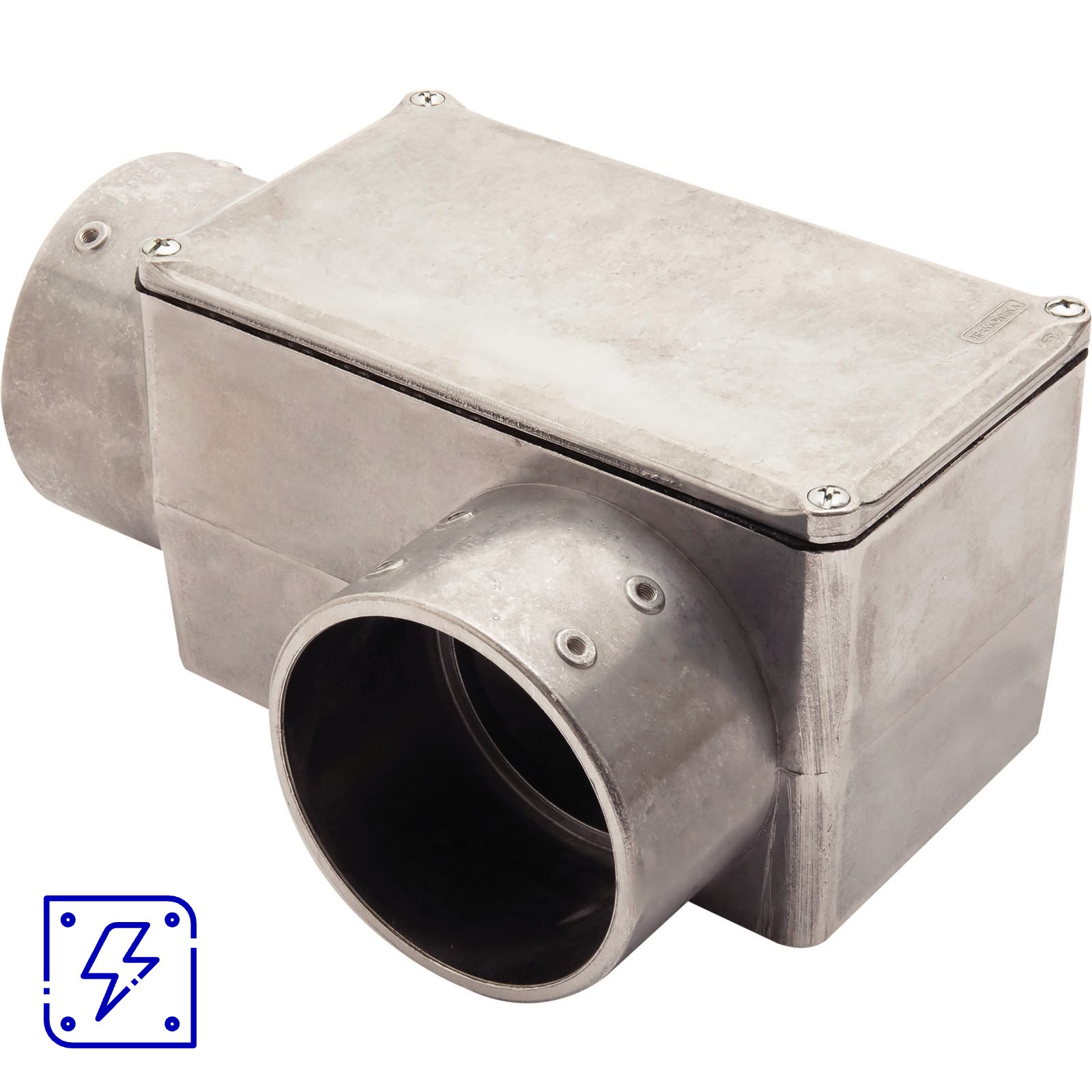Condulete Fixo 2.1/2" Tipo LL Tramontina com Tampa e sem Rosca 2 UNIDADES EMB.MINIMA