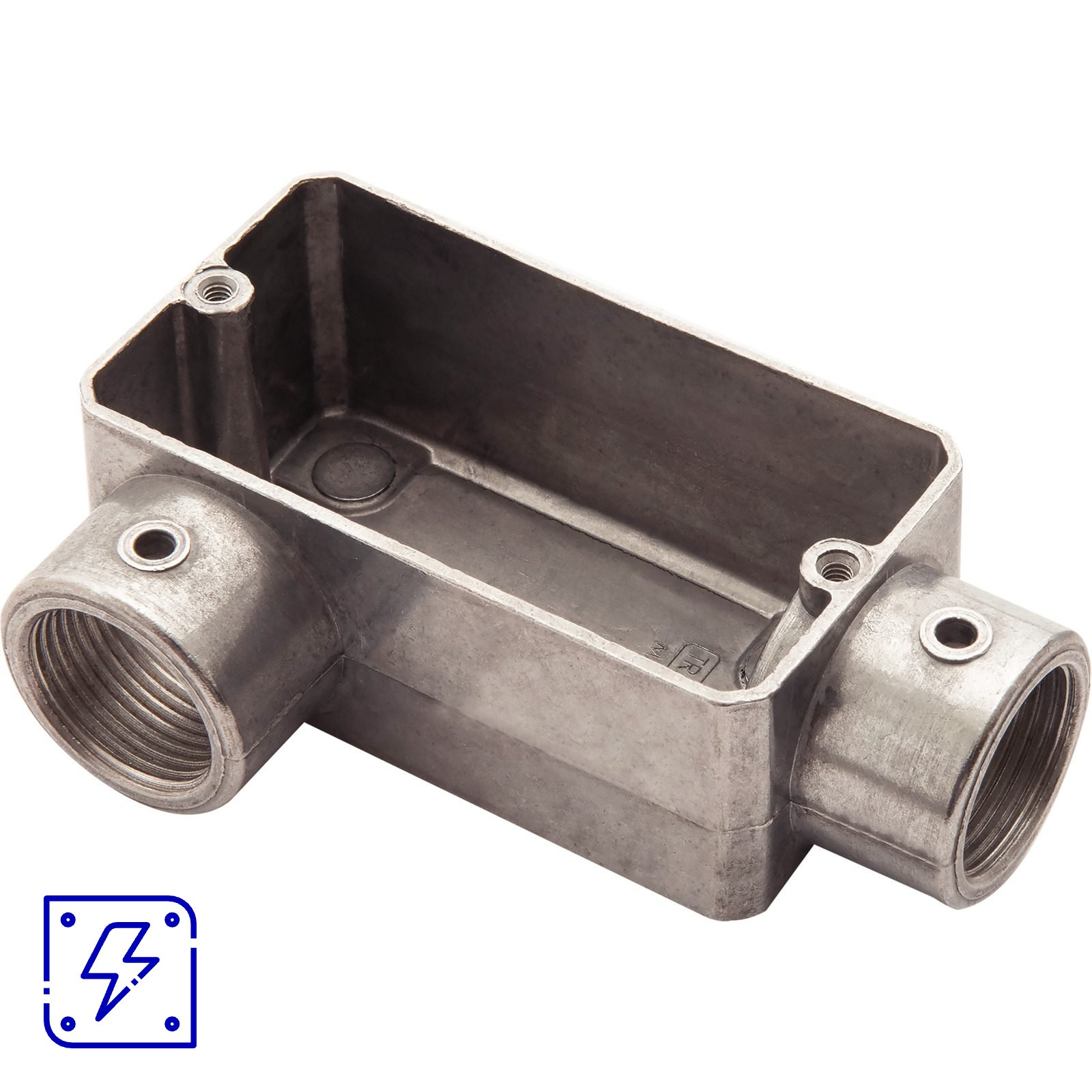 Condulete Fixo 1/2" Tipo LR Tramontina sem Tampa e com Rosca BSP 12 UNIDADES EMB.MINIMA