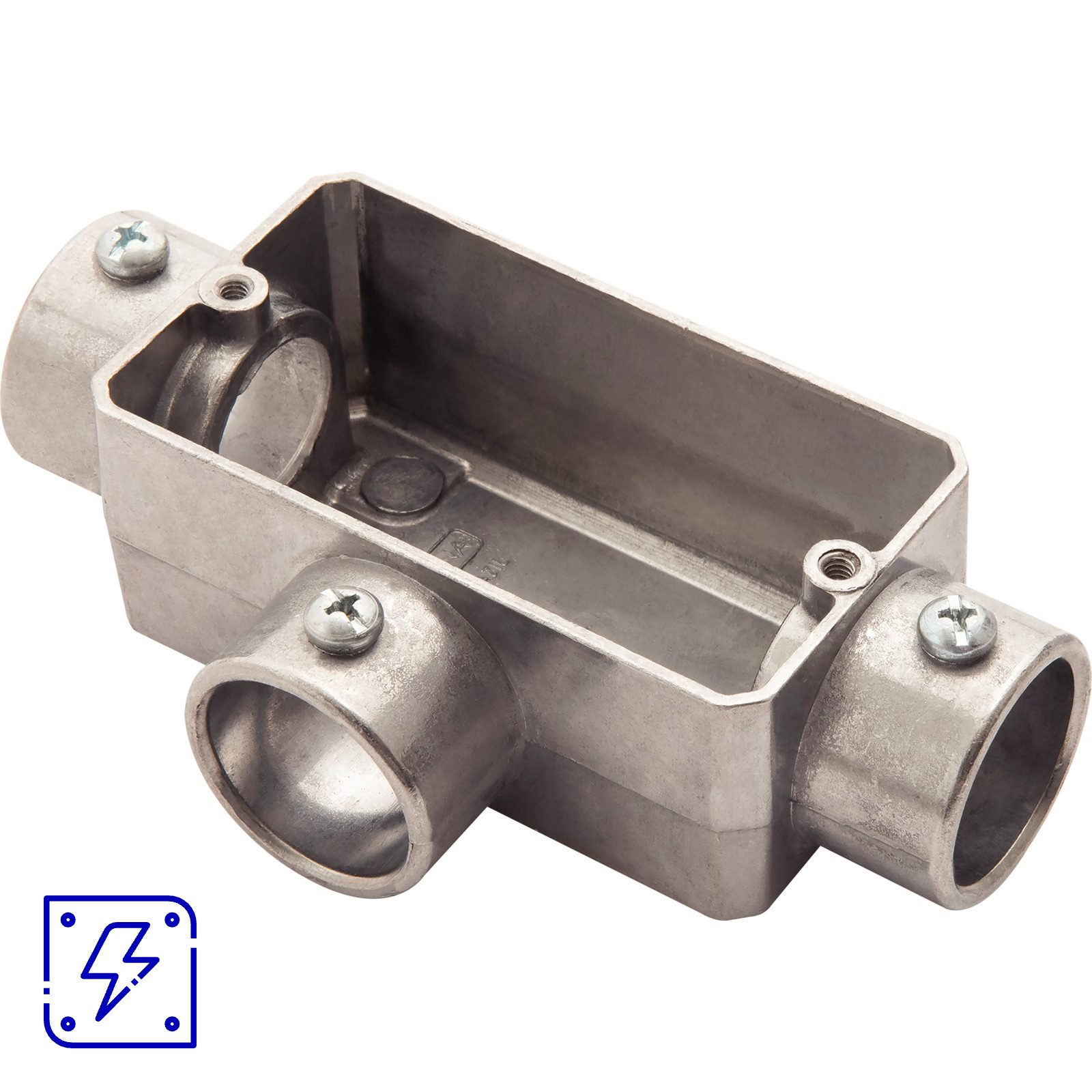 Condulete Tipo T 1/2" Fixo Tramontina sem Tampa sem Rosca e sem Pintura 12 UNIDADES EMB.MINIMA