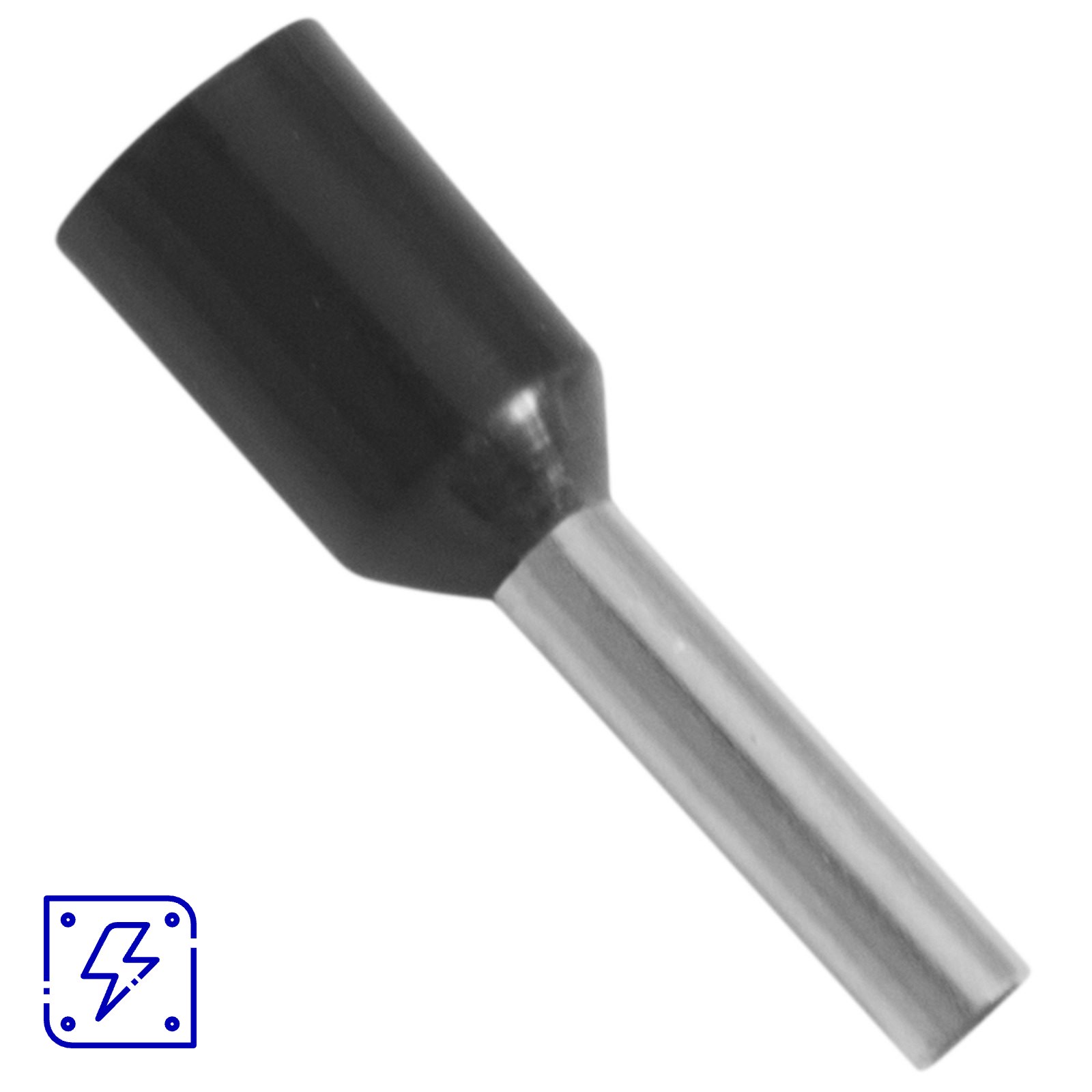 Terminais de Conexão Tubulares Tramontina em cobre estanhado e nylon 1,5 mm² x 8 Preto 100 Peças 1 UNIDADES EMB.MINIMA