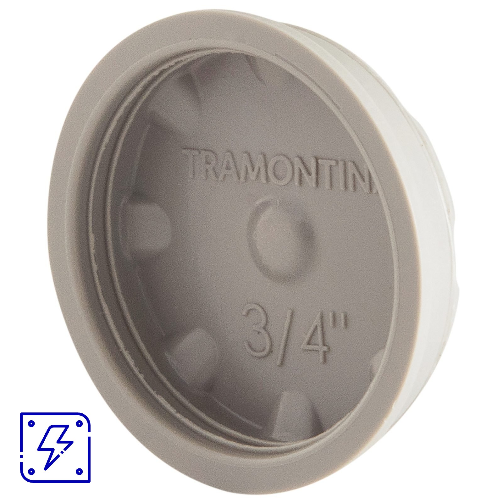 Tampão para Condulete Múltiplo 3/4" Tramontina 100 UNIDADES EMB.MINIMA
