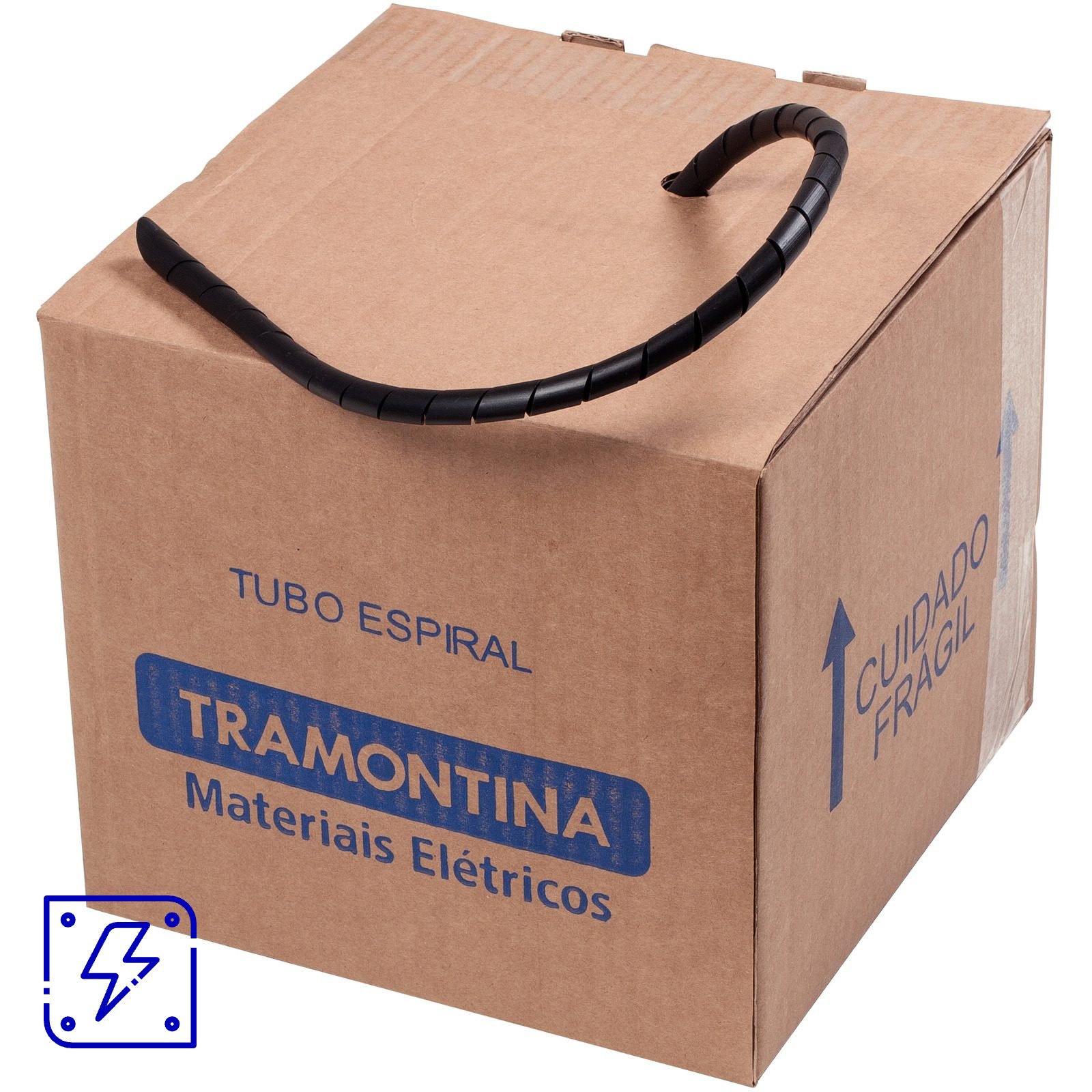Tubo espiral 3/4" 50m cor preto 1 UNIDADES EMB.MINIMA