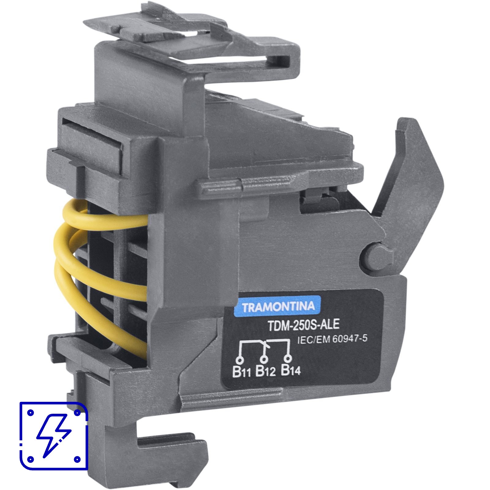 Contato de Alarme TDM Tramontina para Disjuntor Caixa Moldada Frame 250 A Lado Esquerdo 1 UNIDADES EMB.MINIMA