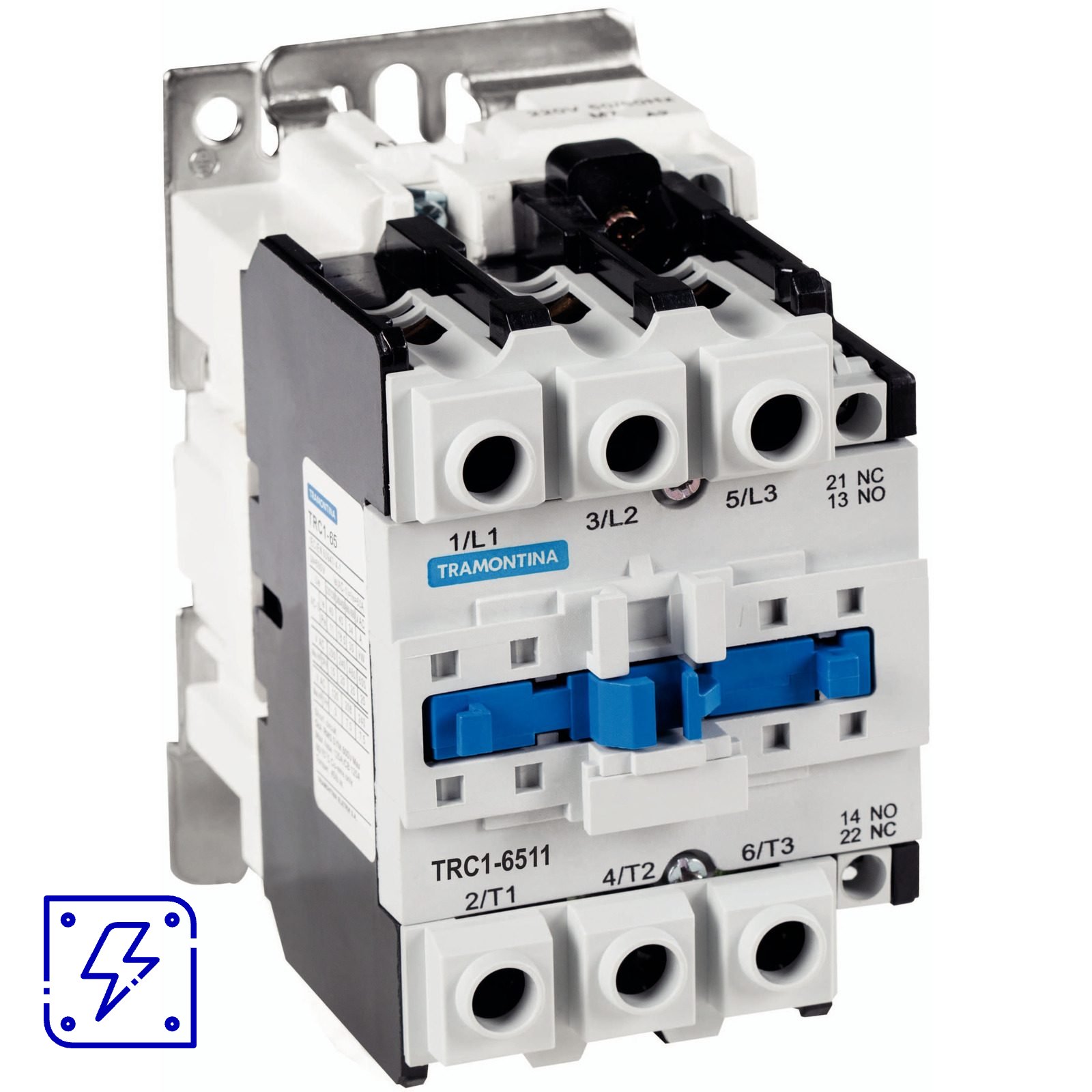 Contator Tripolar Tramontina TRC1-6511 65 A 220 Vca 1NA+1NF 1 UNIDADES EMB.MINIMA
