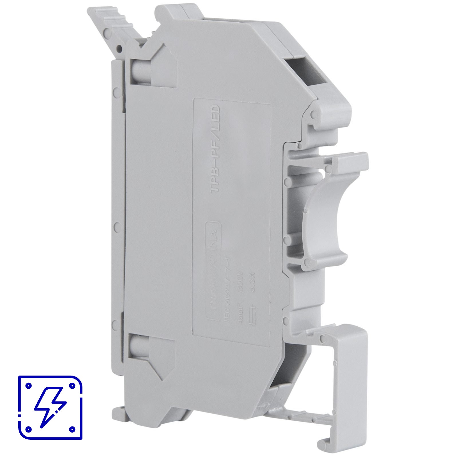 Porta Fusível a Parafuso 6 A com LED Cinza Tramontina TPB-PF/LED 50 UNIDADES EMB.MINIMA