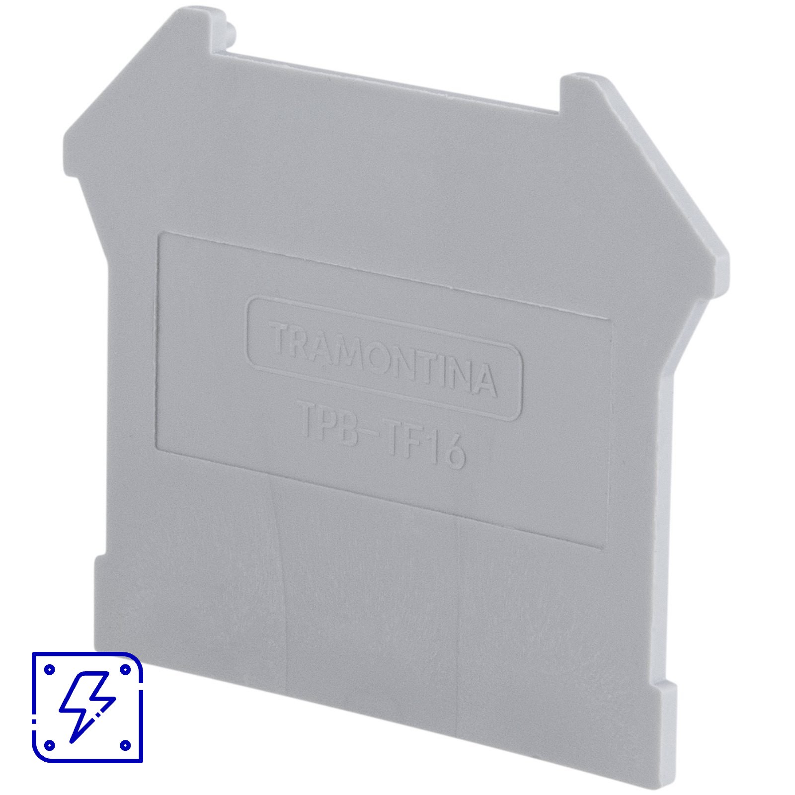 Tampa Lateral para Borne de Conexão a Parafuso 16 mm² Tramontina TPB-TF16, 20 peças. 1 UNIDADES EMB.MINIMA