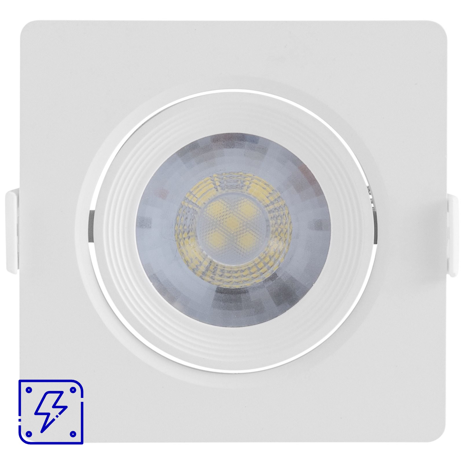 Spot Led Quadrado 5 W - 3000K Branco Tramontina 50 UNIDADES EMB.MINIMA