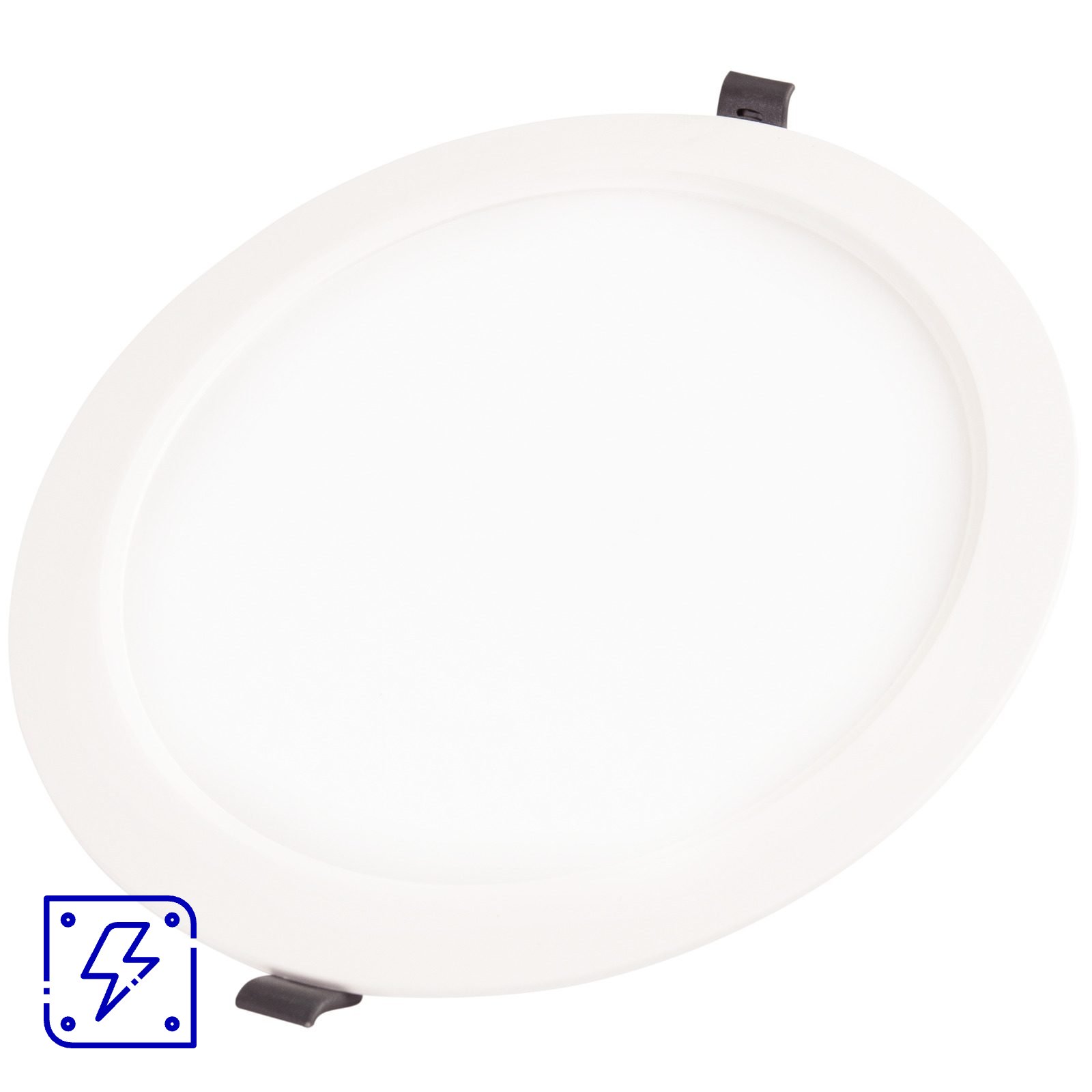 Plafon LED Tramontina Redondo Backlight de Embutir 1500 lm 18 W Bivolt 4000 K Luz Neutra 30 UNIDADES EMB.MINIMA