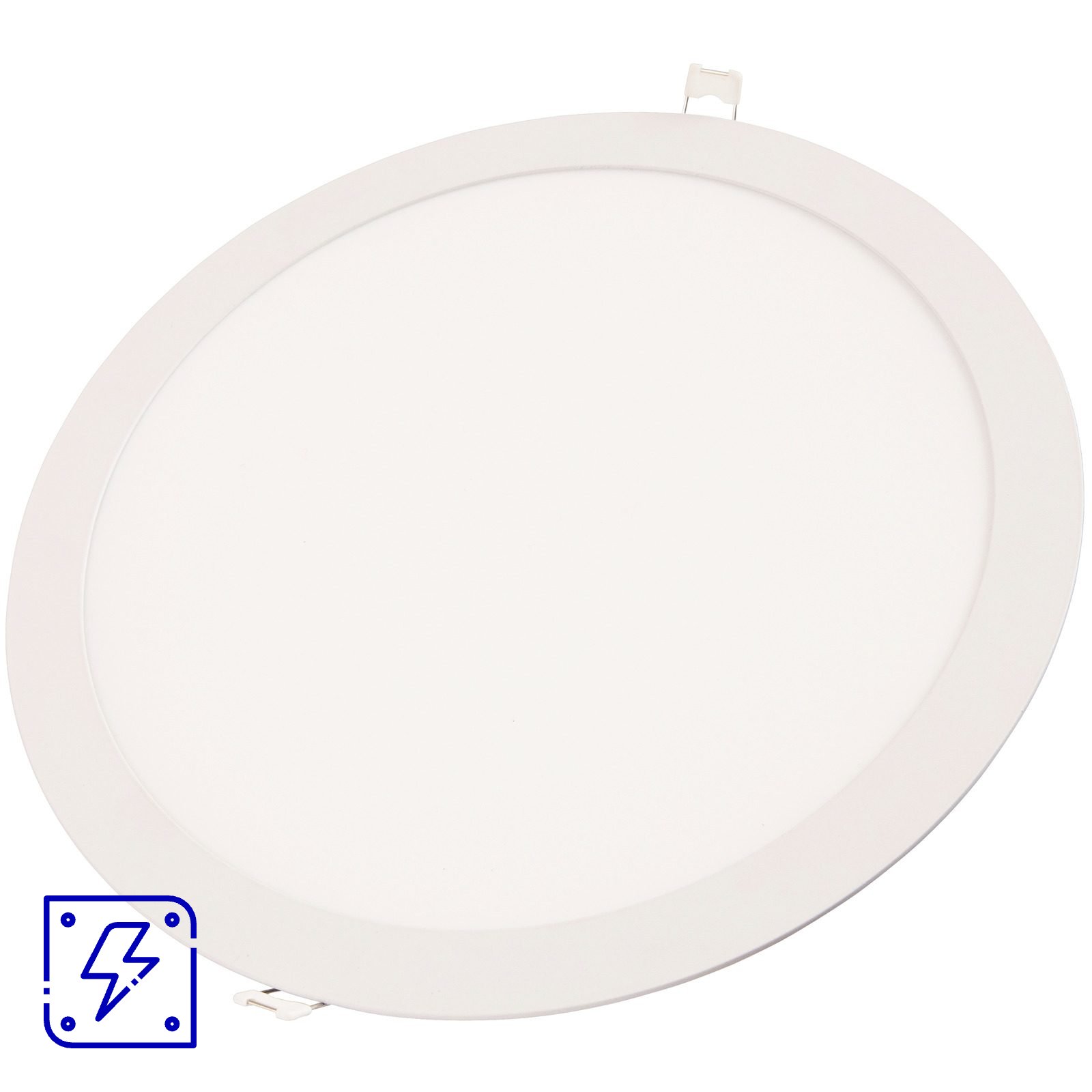 Plafon Fita LED Tramontina Redondo de Embutir Branco 12 W 3000 K 840 lm Luz Amarela 20 UN. EMB.MINIMA