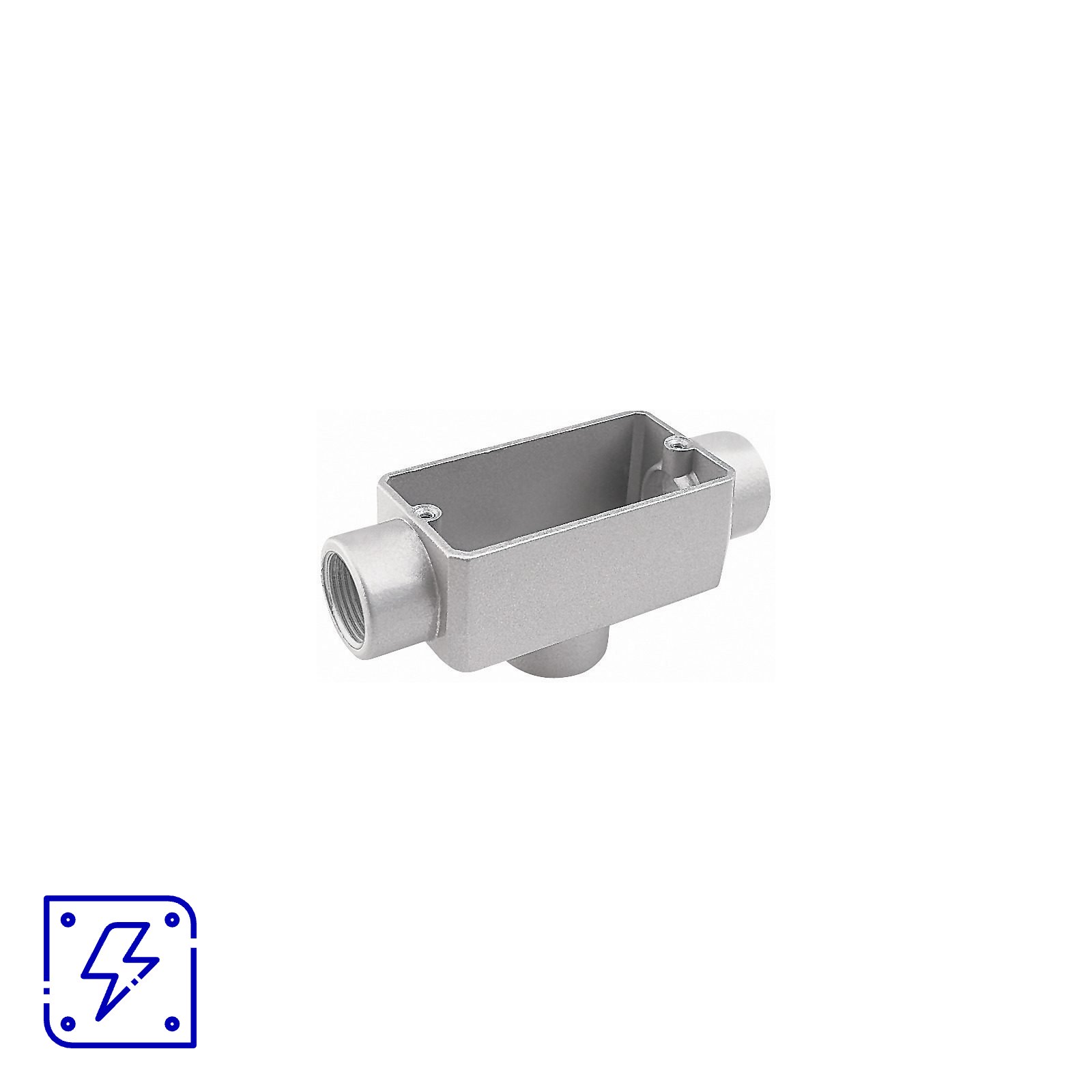 Condulete fixo 2" tipo "TB" - com tampa / rosca BSP / com pintura eletrostática a pó 1 UN. EMB.MINIMA