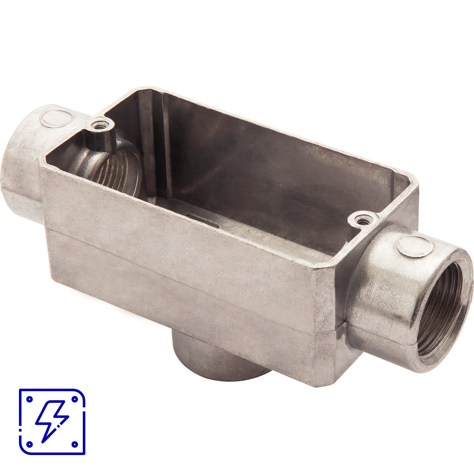 Condulete Tipo TB 1/2" Fixo Tramontina sem Tampa com Rosca BSP e sem Pintura 12 UN. EMB.MINIMA