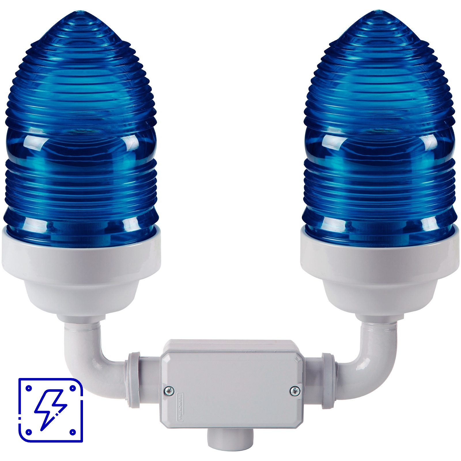 Sinalizador Duplo Azul 60 W Tramontina em Alumínio 1 UNIDADES EMB.MINIMA