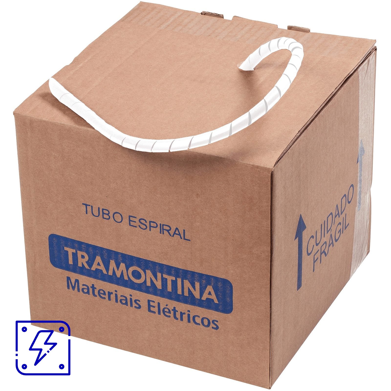 Tubo espiral 3/4" 50m cor branco 1 UNIDADES EMB.MINIMA